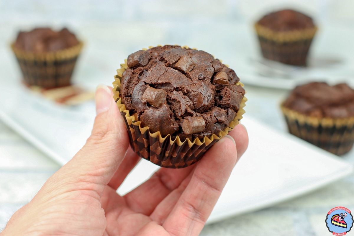 Muffins tout chocolat coeur coulant Nutella comme les "Bigoût" de chez  Quick - Les réalisations sucrées de Micka