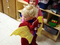 Vor dem Umzug im Kindergarten