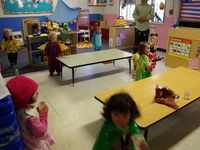 Vor dem Umzug im Kindergarten