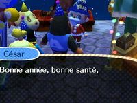 Le réveillon du  nouvel an :
