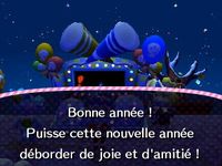 Le réveillon du  nouvel an :