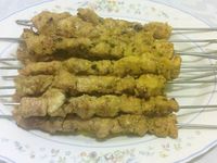 Λεμόνι brochette κοτόπουλο 