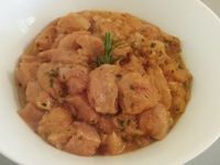 Λεμόνι brochette κοτόπουλο 