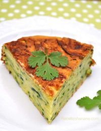 Gâteau invisible aux courgettes & safran