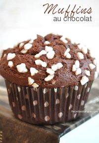 Muffins au chocolat, LA recette