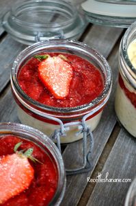 Riz au lait & aux fraises