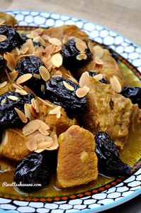Tajine de veau aux pruneaux