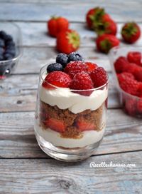 Tiramisu aux fruits rouges & Spéculoos