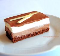 Gâteau 3 chocolats