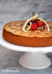 Tarte aux cerises & amandes