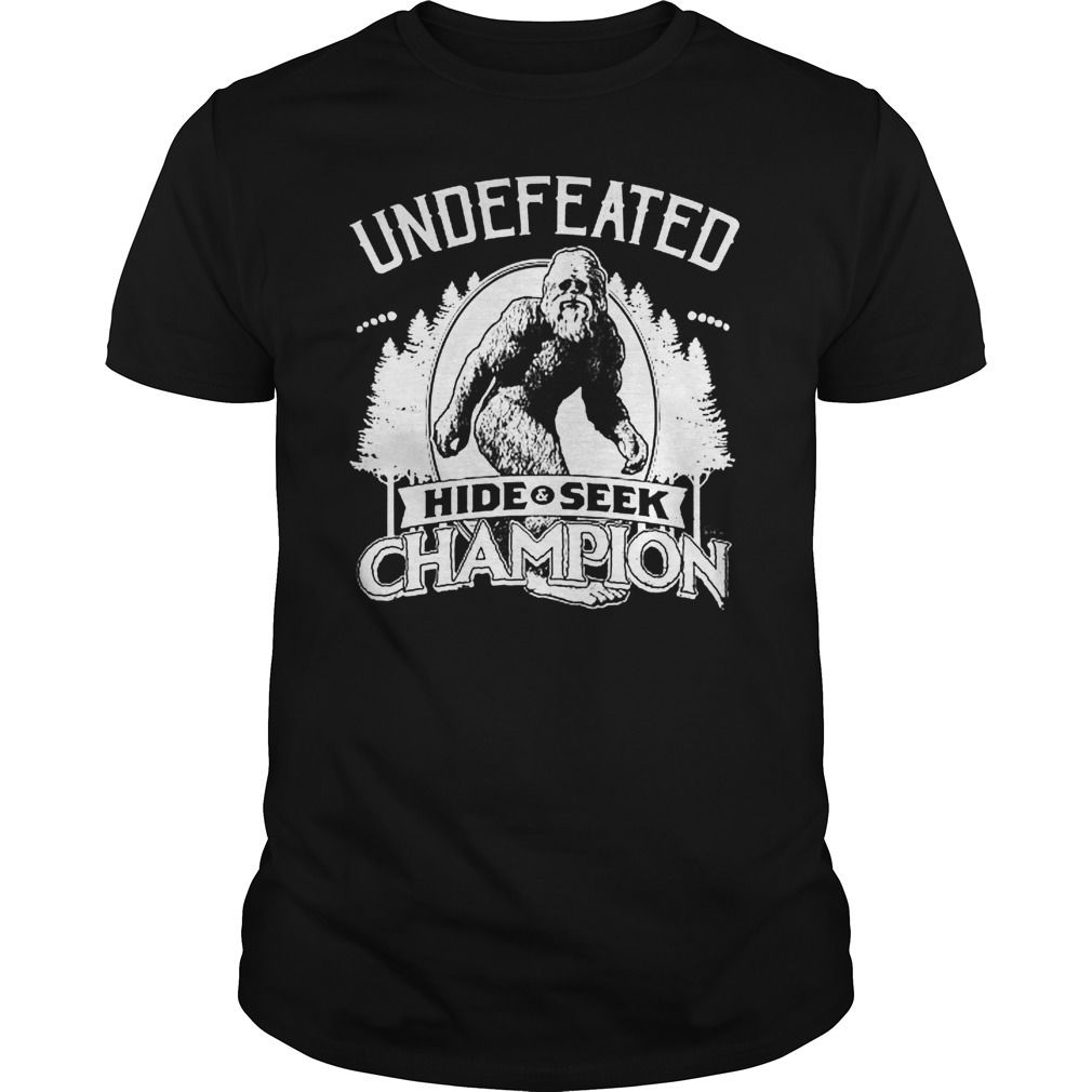 bigfoot shirt hide and seek