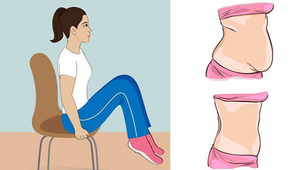 5 exercices de chaise qui réduiront votre graisse du ventre pendant que vous vous asseyez! (VIDÉO)
