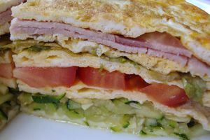 Mille-feuille d'omelette