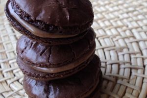 Macarons : 100% Choco