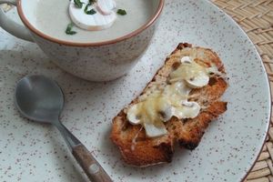 Tartine aux Champignons de Paris