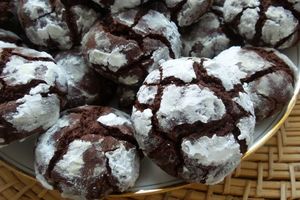 Crinkles ou Craquelins chocolat