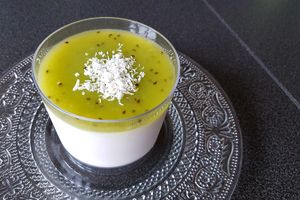 Panna Cotta Coco-Kiwi