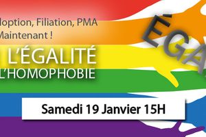 MARIAGE, ADOPTION, FILIATION, PMA : POUR L'EGALITE MAINTENANT, CONTRE LES DISCRIMINATIONS TOUT LE TEMPS!