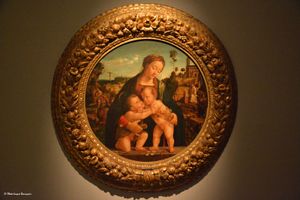 La Vierge à l'enfant avec le jeune Saint-Jean Baptiste - Piero di Cosimo