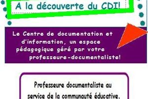 Communiquer avec les parents, informer les futurs 6èmes : un exemple possible de brochure CDI.