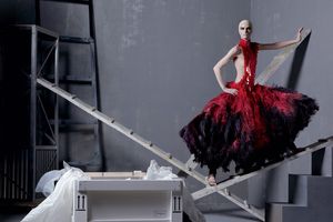 Une poire en robe de mariée