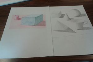 2ème partie du stage de dessin: lumière et la couleur