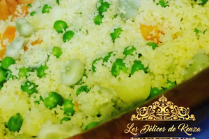 Mesfouf Algerien aux Legumes Vapeur