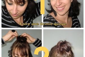 TUTO : Le chignon éclaté