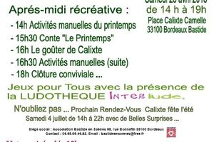 Calixte fête le printemps, c'est ce Week-End !