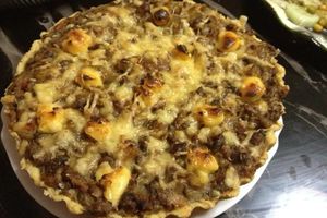 Tourte aubergine viande hachée