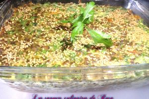Gratin de lentilles