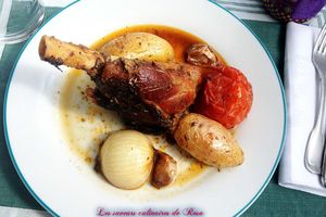 Souris d'agneau marinée au four