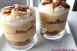Trifles bananes supéculos, caramel (verrines)