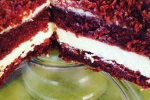Red velvet cheesecake ( Féerique cake )