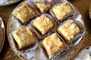Castel aux amandes et à la crème au beurre citronnée