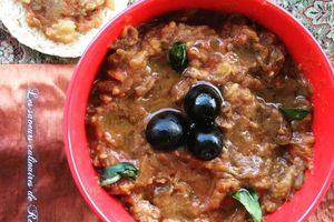 Zaalouk d'aubergine (zaalouk marocain)
