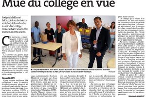 ER 27/08/2015 : Mue du Collège en vue