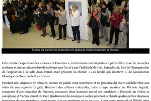 ER 14/10/2013 - Les lundis qui chantent à l'exposition
