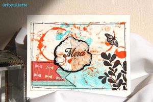 Carte orange et bleue