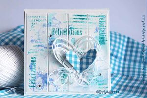 Carte_Défi#475 du Blog Passion Cartes Créatives_Chaussons Baby et leurs noeuds "papillon"