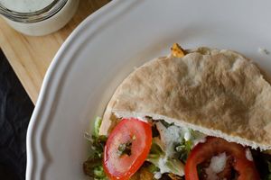 Kebab maison & boulgour à la menthe et au citron