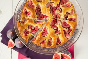 Tarte briochée aux figues