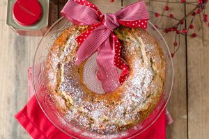 Couronne de l'Avent aux fruits confits