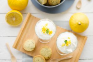 Mousse au citron bergamote & sablés au thé Earl Grey
