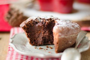 {Saint-Valentin } Moelleux au chocolat & à la crème de marron