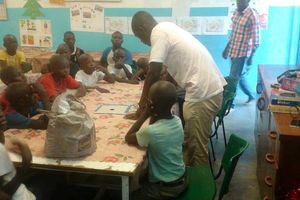 Souvenirs de la sortie au centre d'accueil des mineurs de MVOU-MVOU