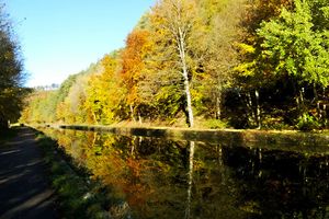 Balade automnale le long du canal