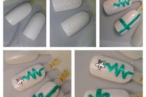 Nail art de Noël
