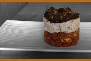 Cheese-cake choco-pistache-café