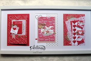 Cadre Déclaration d'amour Stampin'Up ! Blog Hop Janvier 2017